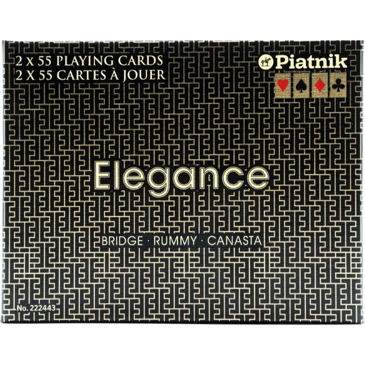 2 csomag játékkártya készlet Elegance, Piatnik