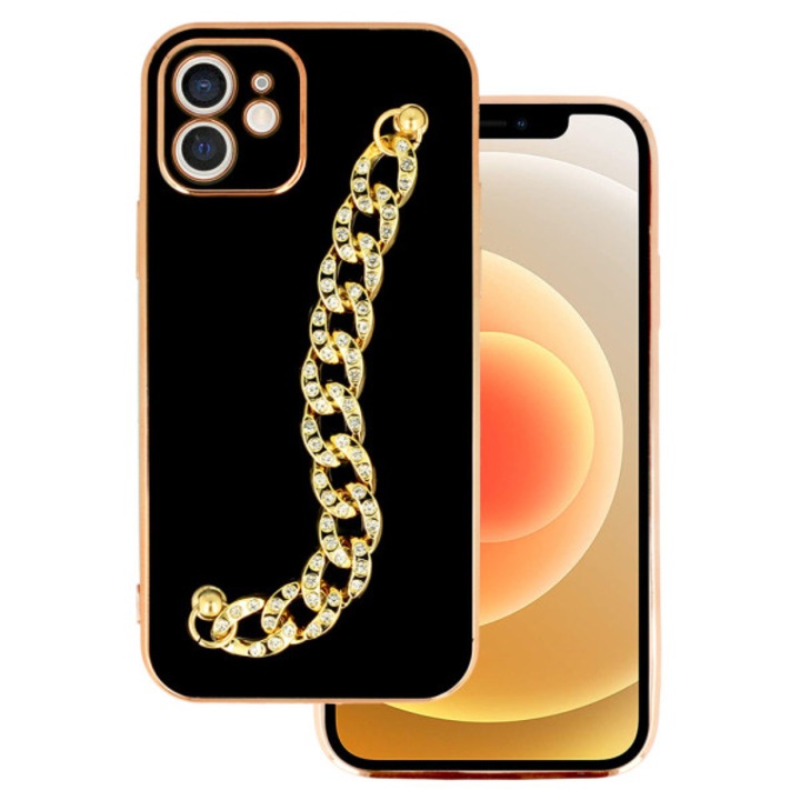 Husa Compatibila cu Iphone 12 Trend Design 4, Negru