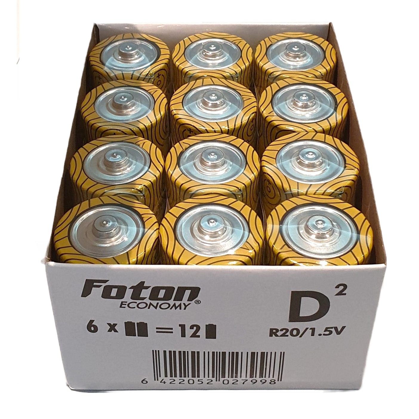 Set 12 baterii Foton Economy R20 (D) ZnCl - eMAG.ro