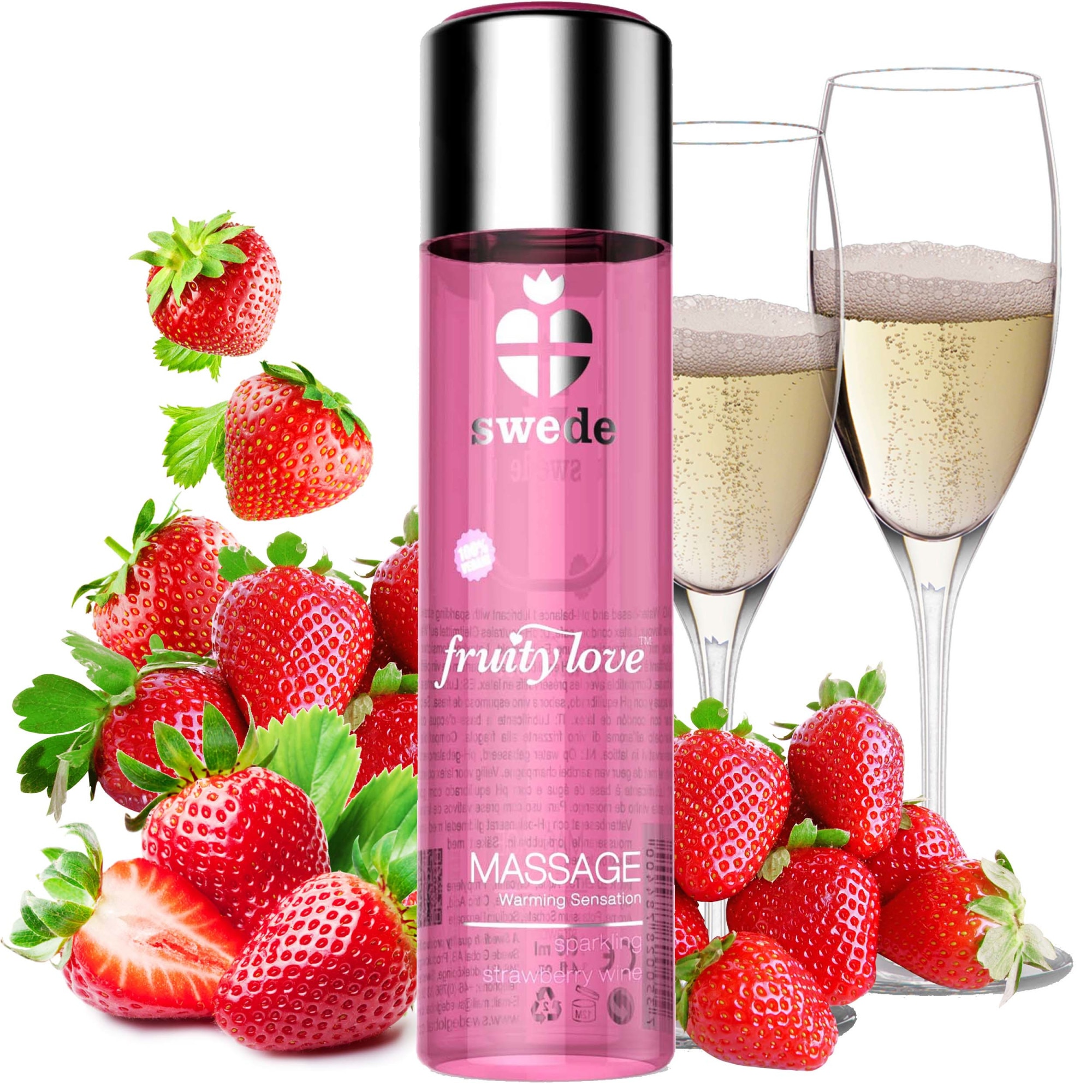 SWEDE - FRUITY LOVE OLIO DA MASSAGGIO EFFETTO RISCALDANTE FRUTTATO TROPICALE CON MIELE 120 ML. main image 1