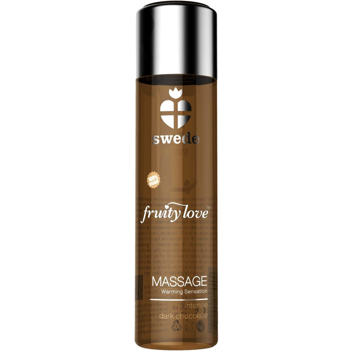 Masszázsolaj Swede Fruity Love, Étcsokoládé, 60 ml