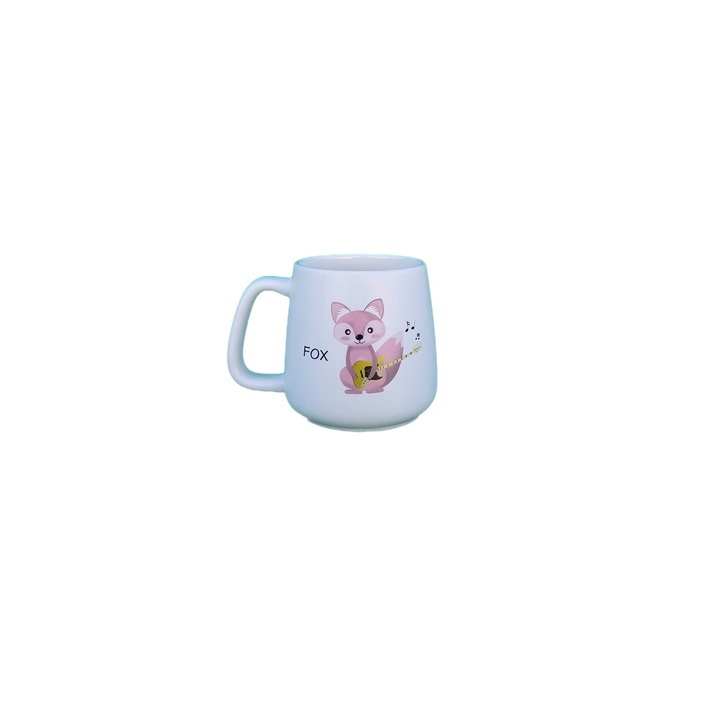 Cana ceramica vulpe, 325ml