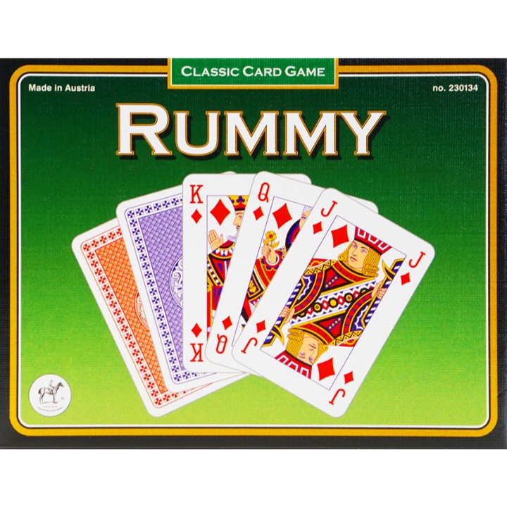 Carti de joc Rummy, Piatnik, Plastic