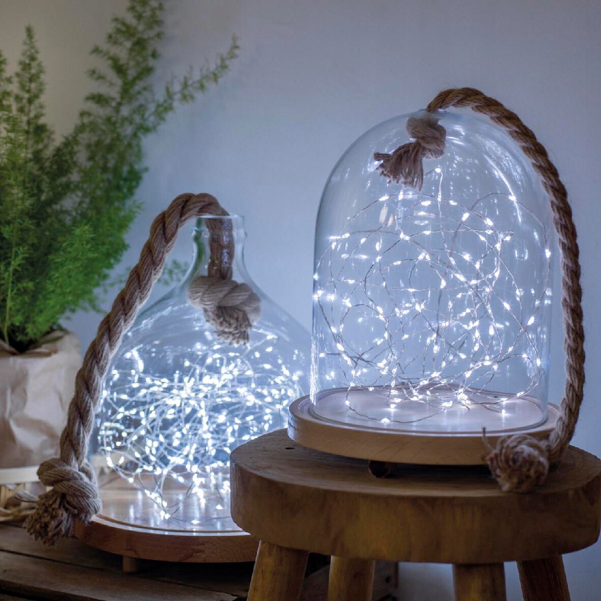 Kaemingk LED Compact Lights in Green & Cool White - 3000 LEDs
