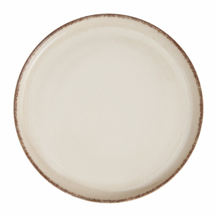 Farfurie desert 19cm, bej, portelan, Ambition Craft