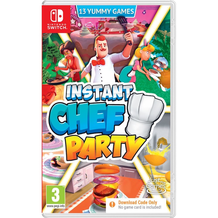 ΠΠ³ΡΠ° MERGE GAMES Instant Chef Party, Code in a box Π·Π° Nintendo Switch