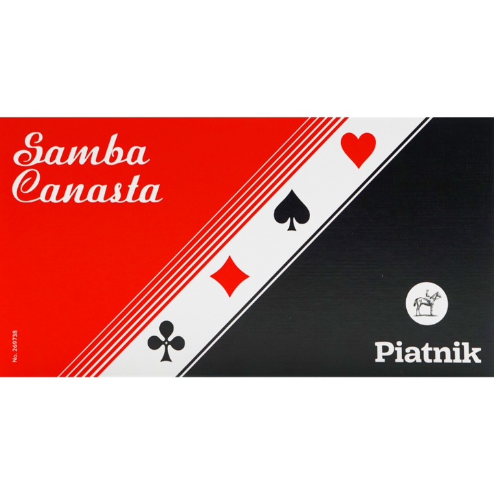 Carti de joc Samba Canasta, Piatnik, Plastic