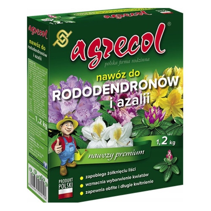 Fertilizator pentru rododendroni si azalee, forma granulata pentru o aplicare usoara., contine azot, fosfor, potasiu si magneziu., conceput pentru fertilizarea rododendronilor si azaleelor., design robust