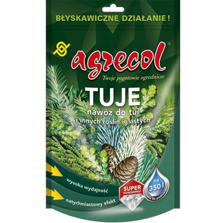 Ingrasamant pentru tuia si alte plante conifere, Agrecol, 350 g