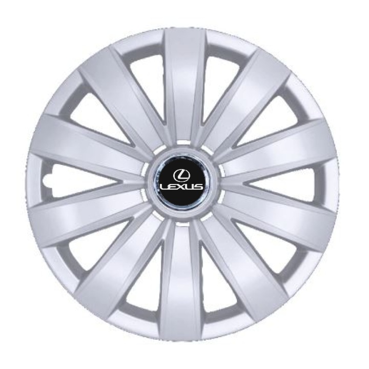 Set 4 Capace Roti Creative REY® R16, Potrivite Jantelor de 16 inch, Pentru Lexus, Model 421