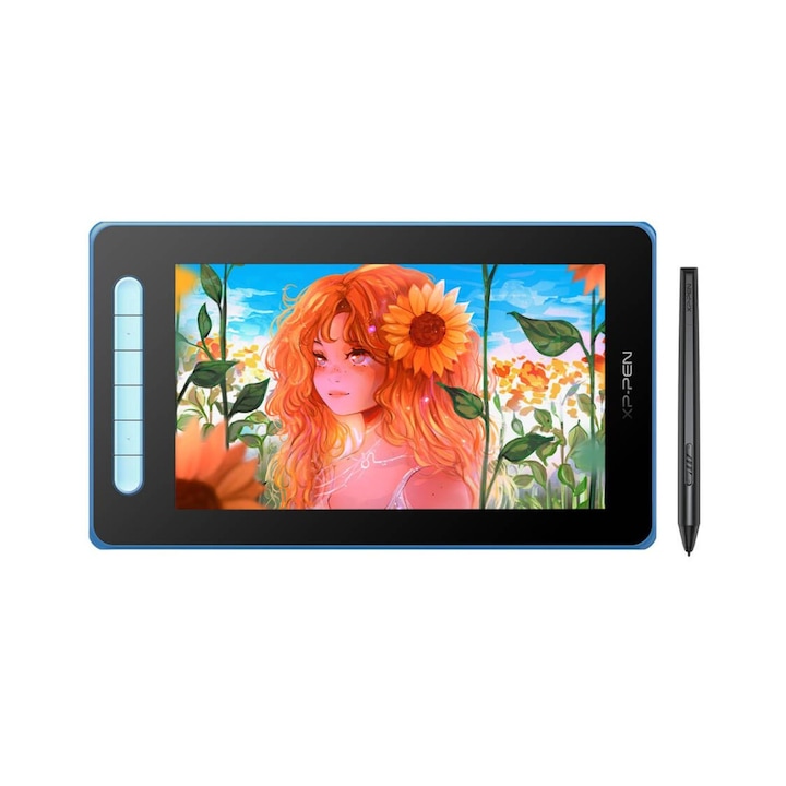 XP-PEN Artist 10 GEN 2 Digitális rajztábla, 10,1" FHD, laminált, TILT, USB Type-C, 88% RGB, Pen X3 Elite, Kesztyű, 10 tartalék hegy, rózsaszín