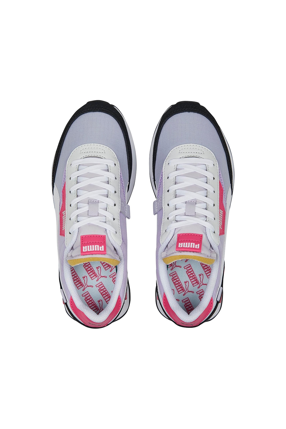 Puma, Pantofi sport unisex cu insertii de piele intoarsa Future