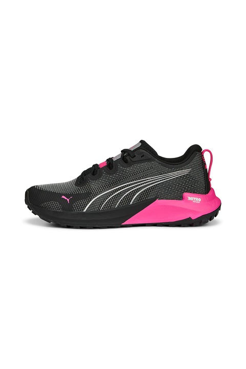 Puma, Pantofi pentru alergare Fast Trac Nitro, Roz/Negru