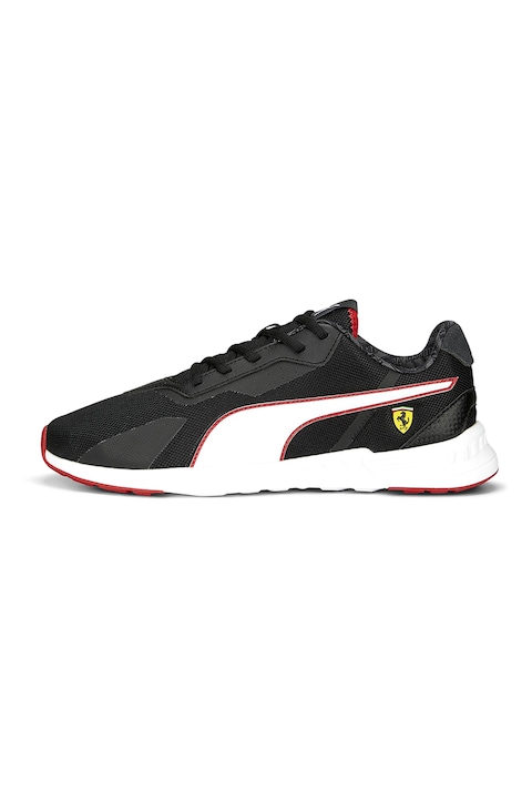 Puma, Ferrari Tiburion sneaker műbőr részletekkel, Piros/Fehér/Fekete