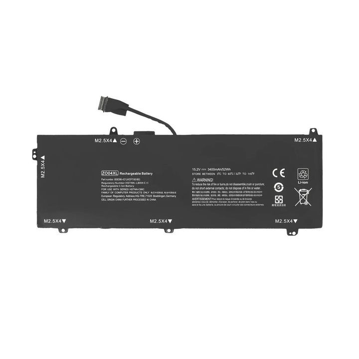 Baterie compatibil cu laptop HP ZO04XL ZO04 HP Zbook Studio G3 Series HP HSTNN-LB6W HSTNN-C88C 808450-001 HSTNN-C02C