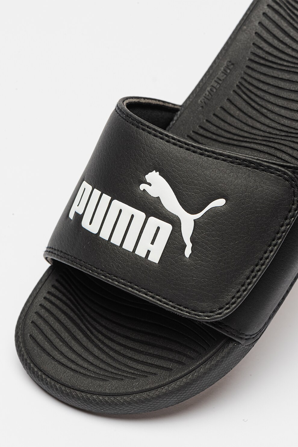 Puma, Чехли Cool Cat 2.0 с велкро, Черен, Бял, 39 EU - eMAG.bg