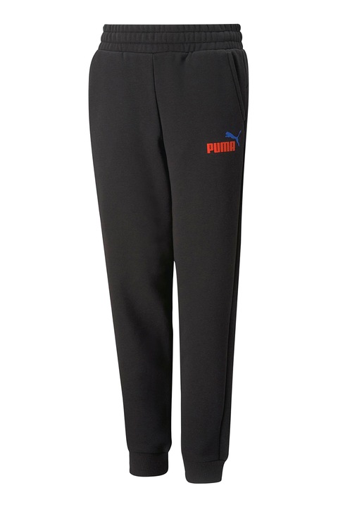 Puma, Спортен панталон Essentials със скосени джобове, Антрацитно черно