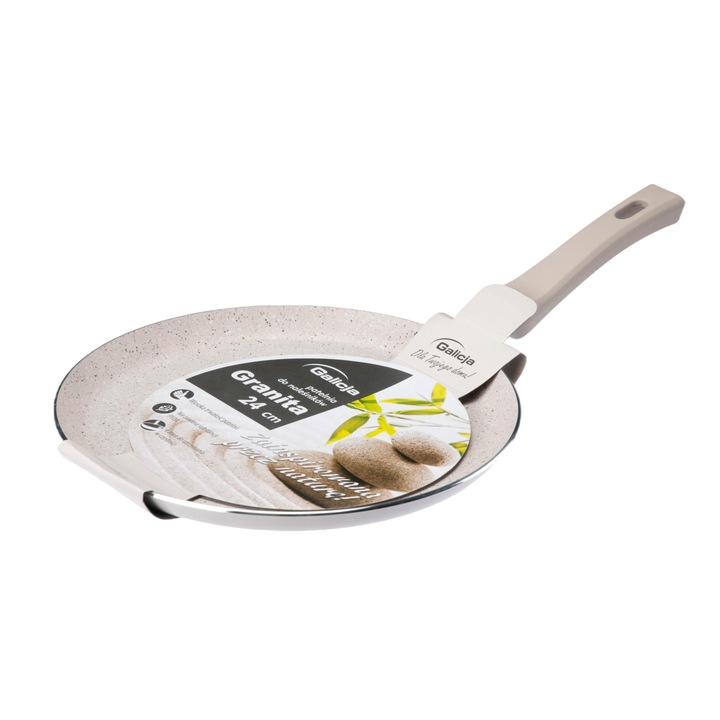 Тиган за палачинки, Galicja, Гранит, 24 см, Бежов