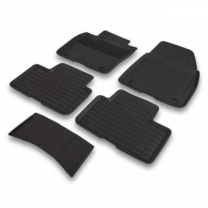 Eredeti VOLVO XC40 szőnyegek, gumi/velúr, fekete