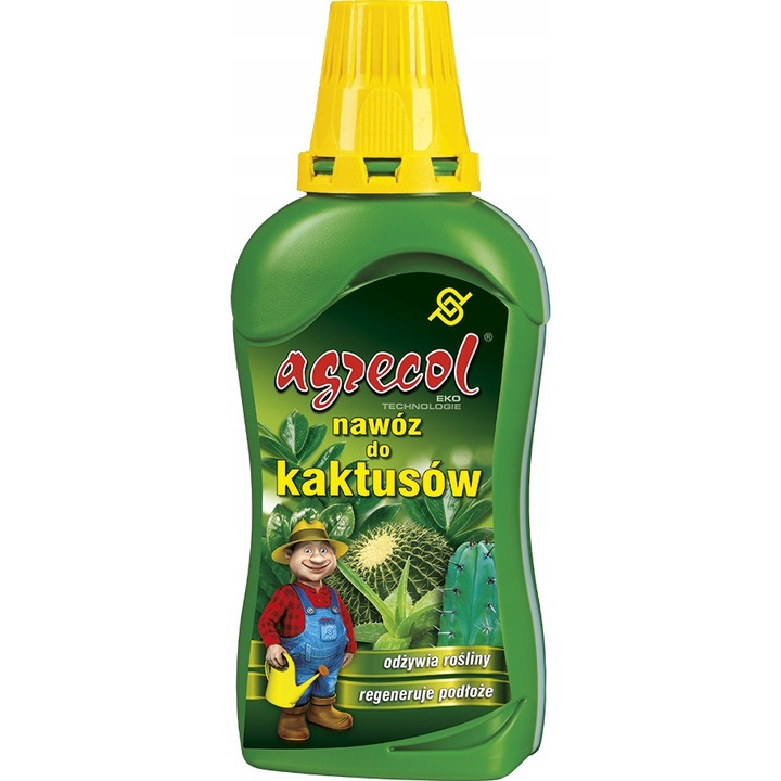 Ingrasamant Pentru Cactusi, Agrecol, Gel, Cu Nutrienti, 350ml, Lichid, Intareste Cresterea Si Inflorirea, Formula Echilibrata De Nutrienti