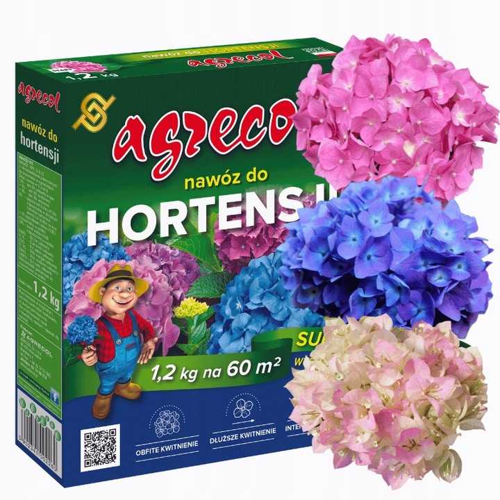 Ingrasamant pentru hortensii, Agrecol, Granule, Cu nutrienti, 1.2L