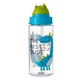OEM gyermek kulacs szívószállal, újrafelhasználható, Tritánból, BPA mentes, 500 ml, dinoszaurusz