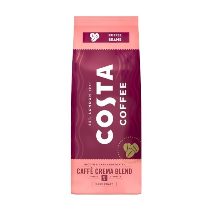 Costa Café Crema Blend szemes kávé, 500g