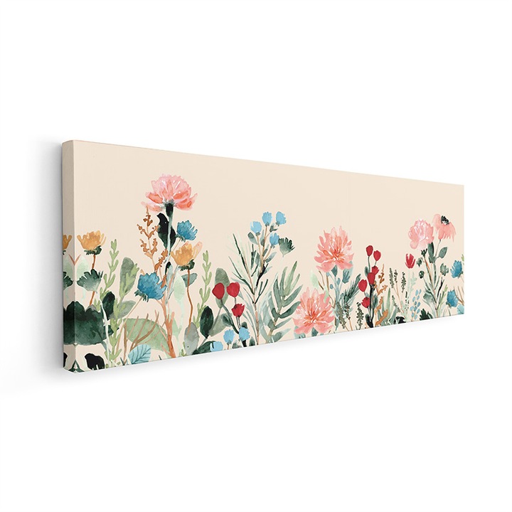 Tablou Canvas, Flori de Camp, 1400 x 500 mm