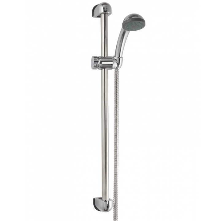 Set de dus Atilla, KUCHINOX, Plastic, Argintiu