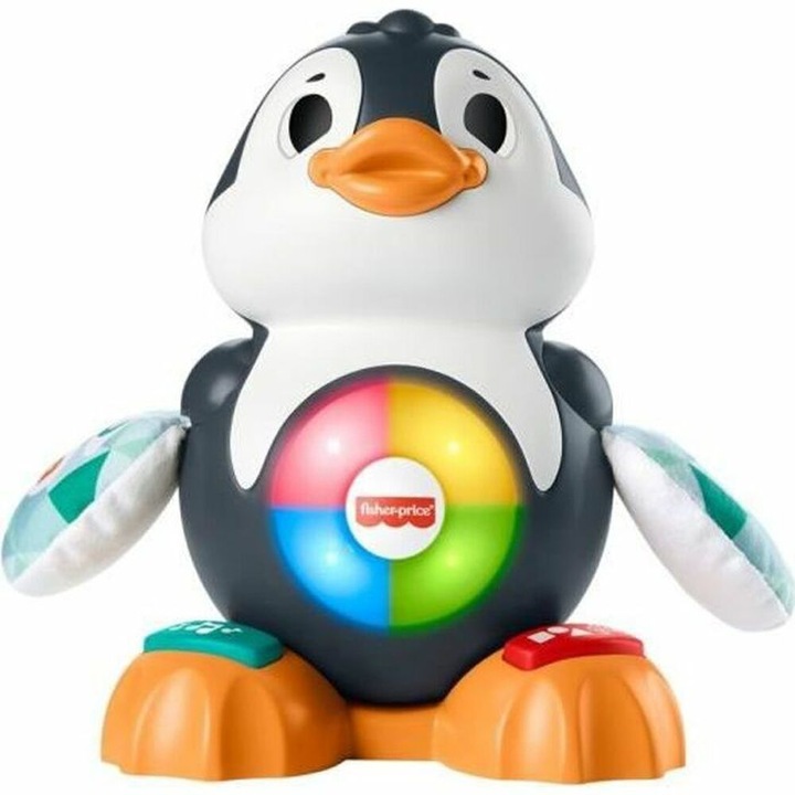 Jucarie Interactiva Fisher Price Valentine Pinguinul +9 Luni 26 cm
