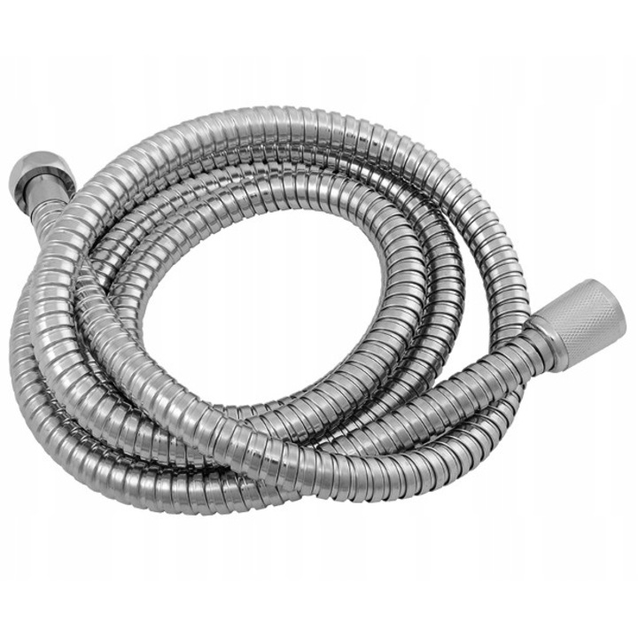 Zuhanycső Rosso, KUCHINOX, Fém/gumi, 2 m, Ezüst