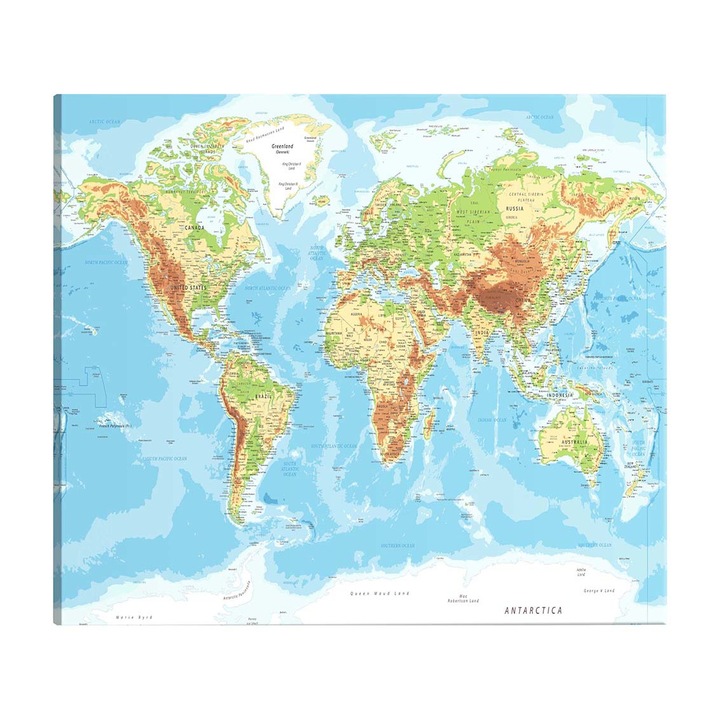 Tablou canvas Artgeist, Hello World Wide, 120 x 80 cm