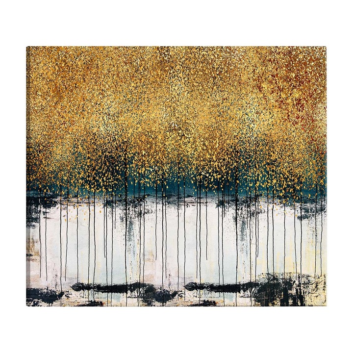 Tablou canvas Artgeist, Gilded Nature Wide, 120 x 80 cm
