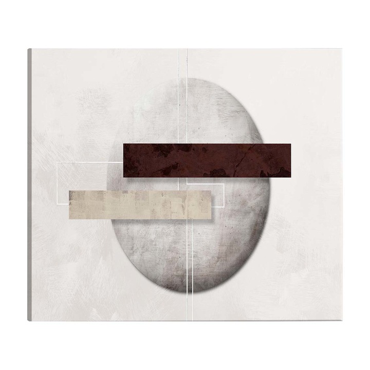 Tablou canvas Artgeist, Geometric Decay Wide, 120 x 80 cm