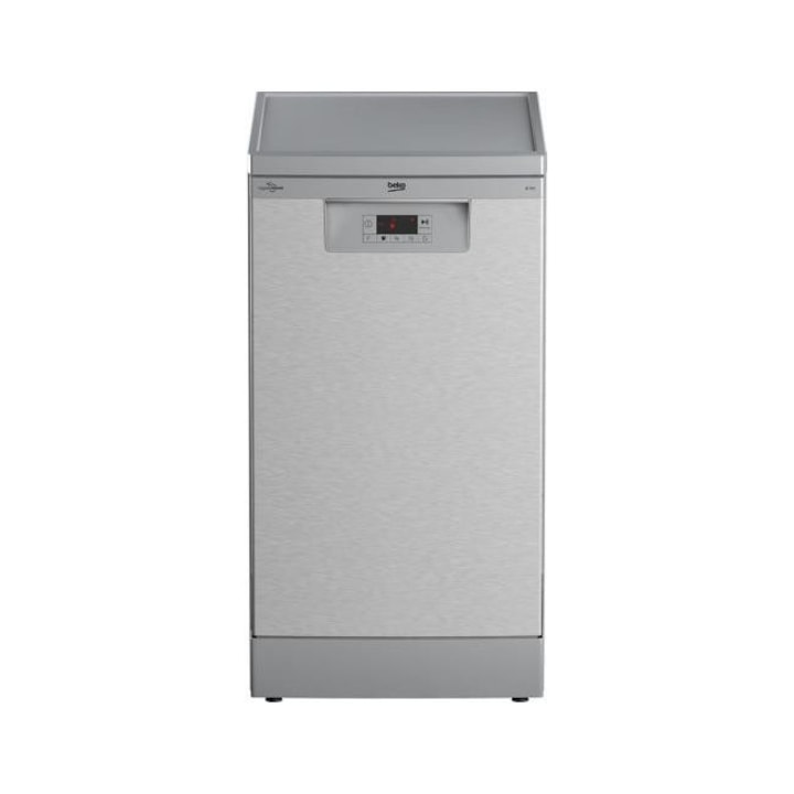 Masina de spalat vase independenta Beko BDFS15020X, 10 seturi, 5 programe, Clasa E, 45 cm, alb