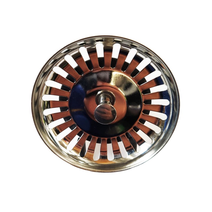 Sita pentru chiuveta, KUCHINOX, 80 mm, Argintiu