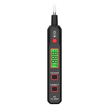 Creion tensiune Habotest HT89 non-contact, tester de tensiune, tester diode, Lanterna LED, Negru