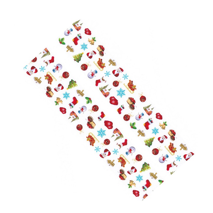 Folie de transfer modele craciun 92 Sela, lungime 2x50cm, culoare rosu aprins