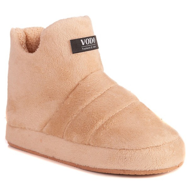 Papuci de casa Vodo, Bej