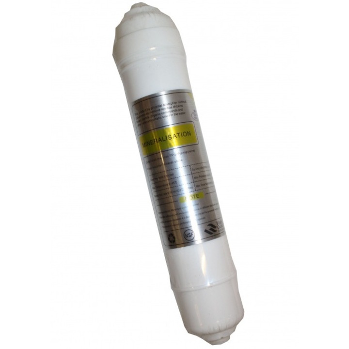 InLine-капсулиран филтър Бърза връзка за реминерализация, размери 10"x2"