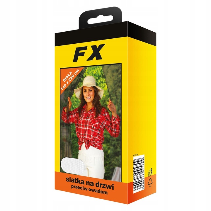 Plasa anti-tantari, Bros, FX, 140x220 cm, Plastic, Alb