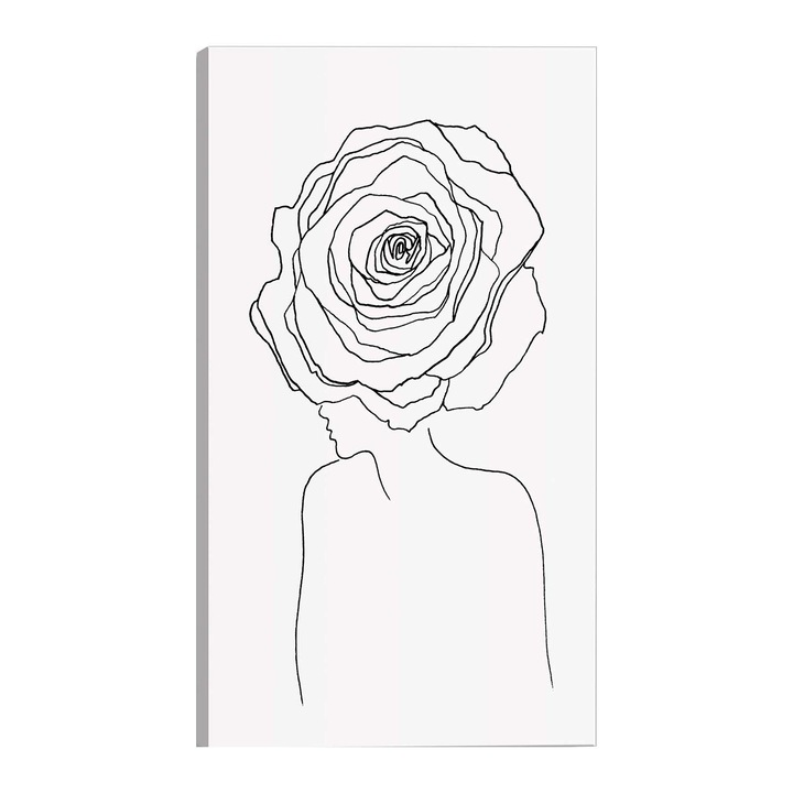 Tablou canvas Artgeist, Look Away Vertical, 80 x 120 cm