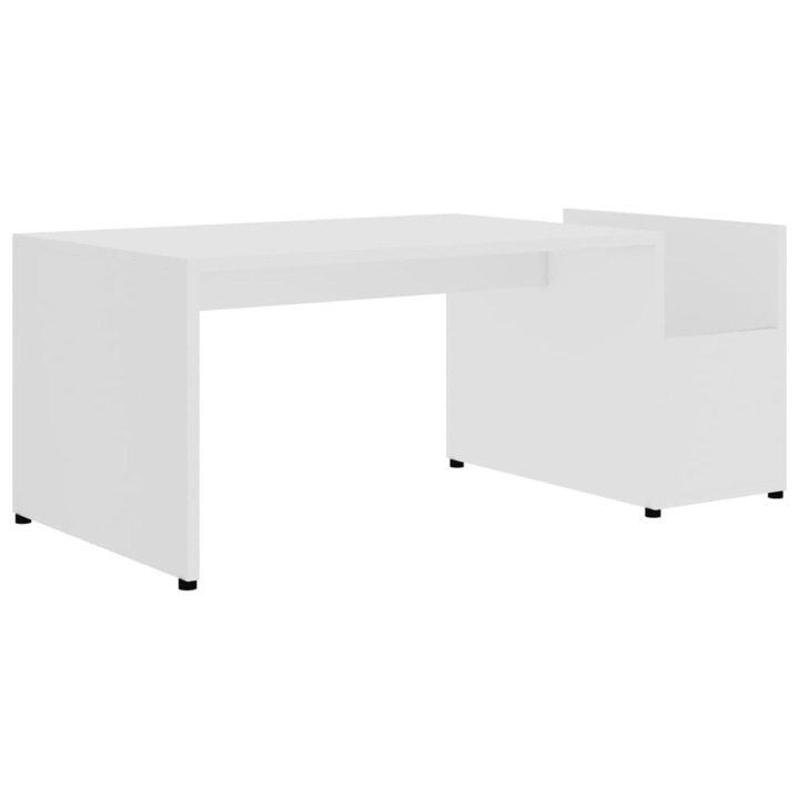 Маса за кафе vidaXL, Бяла, 90x45x35 см, ПДЧ, 12.8 Kg