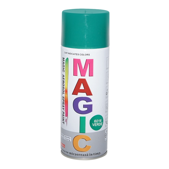 Spray vopsea Magic verde 6016 400 ml