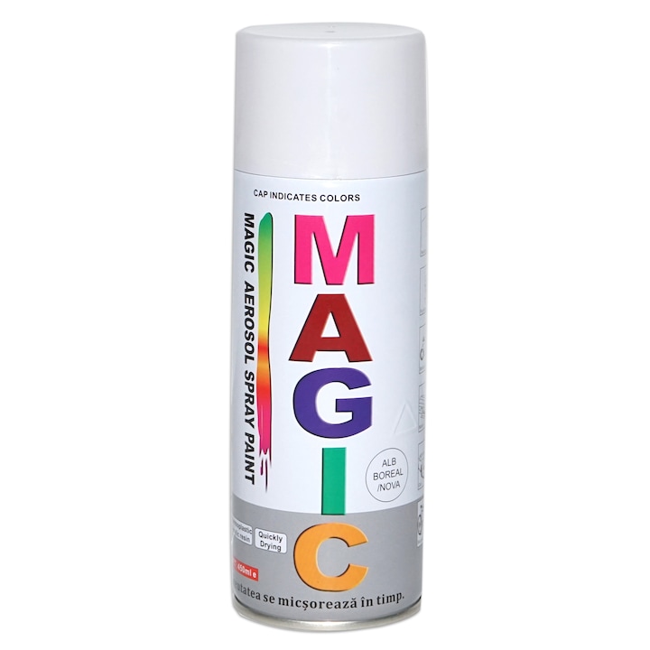 Spray vopsea Magic alb boreal - nova 450 ml