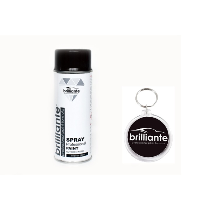 Set Vopsea Spray Maro Ciocolata Ral 8017 400Ml cu Breloc Brilliante