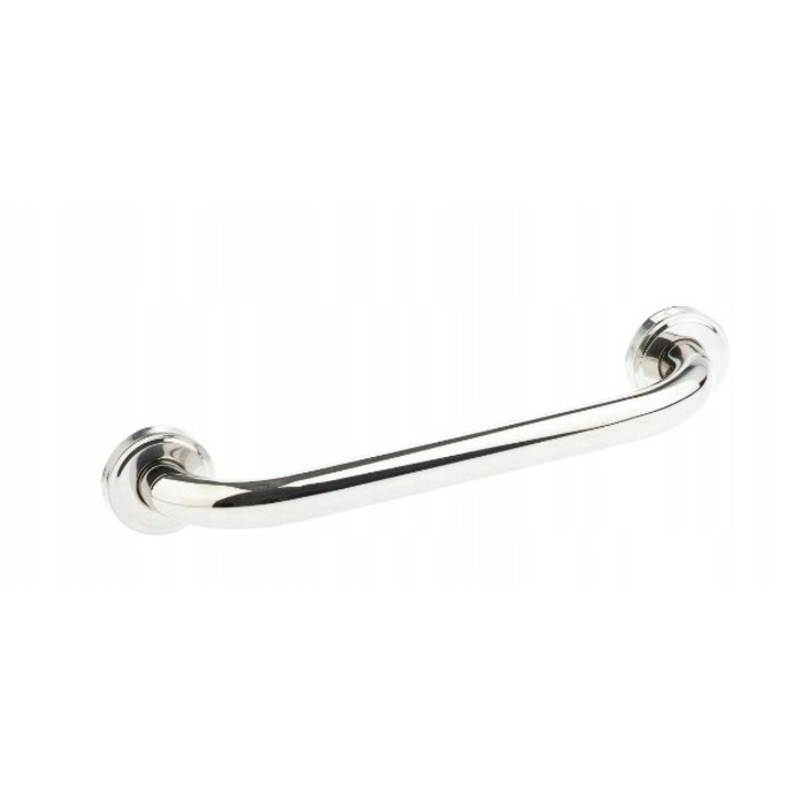 Maner cada pentru persoane cu dizabilitati, Bisk, Inox, 30x11cm, Argintiu