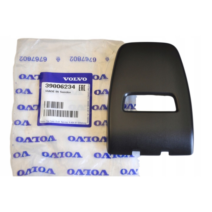 Hátsó fejtámla huzat, Volvo, V60/XC60/XC70 kompatibilis, összecsukható, fekete