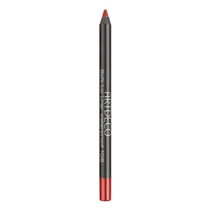 Creion pentru conturul buzelor, Soft Lip Liner waterproof, Artdeco, 108 fireball, 1,2 gr
