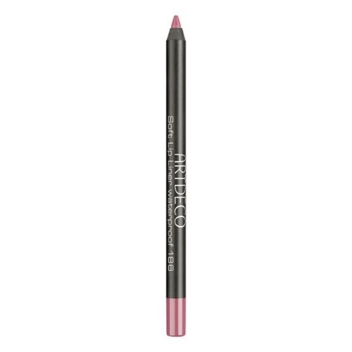 Creion pentru conturul buzelor, Soft Lip Liner waterproof, Artdeco, 186-cute peonies, 1,2 gr